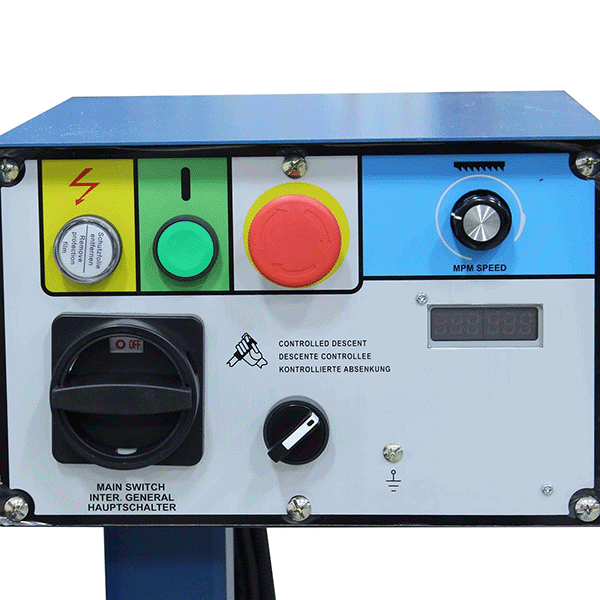 Baileigh_BS-350SA_Dual_Mitering_Semi-Automatic_Bandsaw_Controller