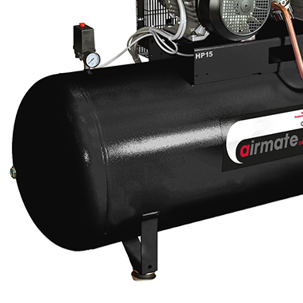 SIP_Airmate_ISBD15_500_160PSI_Compressor_cw_Anti_Vibs_Front