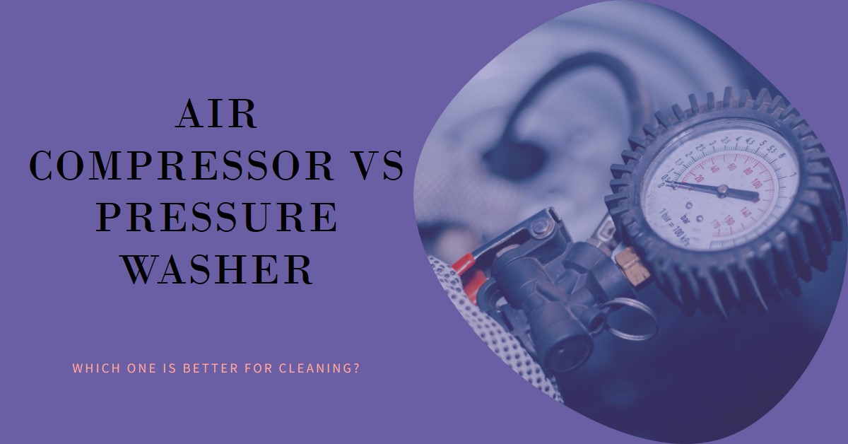Can air compressor be used as pressure washer